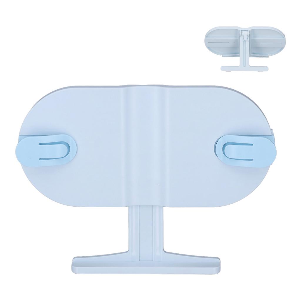 Suport de citire de cărți Ajustare lățime Suport de carte portabil, compact, albastru pentru telefoane mobile, tablete Stud
