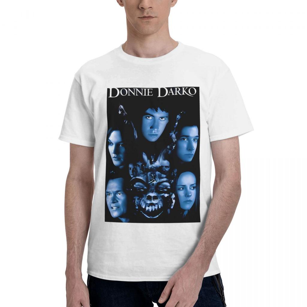 Donnie Darko V3 Movie Poster Jake Gyllenhaal DTG 100 Cotton Casual Breathable Confortable T Shirt Designer Clothes Men Mens