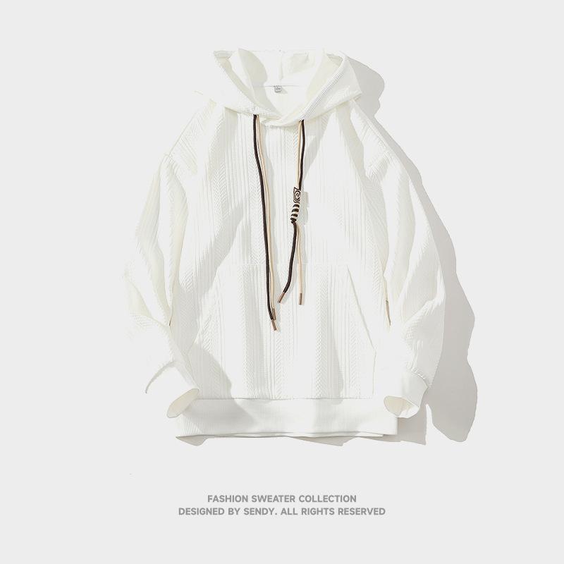 Men's Hoodie Casual Versatile Handsome Long Sleeved Shirt Hooded