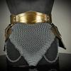 Brave Lady Armor, Medieval Knight Tassets Armor with Chainmail, Female Costume, Cosplay Armor, Larp Armor