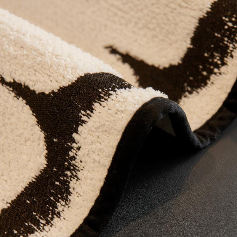 New Autumn And Winter Leather Sofa Cushion Light Luxury High-End Feeling Long Straight Row Fixed Non-Slip Sofa Seat Cushion Cover Cloth