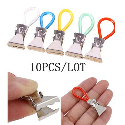 10 Teile/los Wäscheklammern Edelstahl Wäscheklammern Bunte Wäsche Geschirrtuch Hängen Clips Schlaufen Handtuch Clips Küche Badezimmer Clips