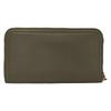Used PRADA Long wallet - 1M0506 Gray Round zipper Leather