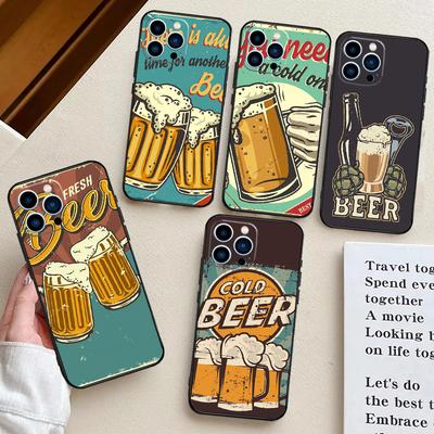 Time Drink Cold Beer Case For OPPO Reno 13F 14F 12F 10 11 12 13 14 Pro 7 8 Lite OPPO Find X6 X5 X8 X9 Pro Cover