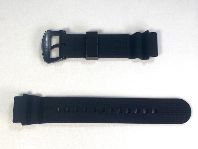 R028011M0 SEIKO Prospex 20mm Silicone Band Black and Via (for SBDC095/ 6R35-00D0 Others) (Ships Nekoposu)