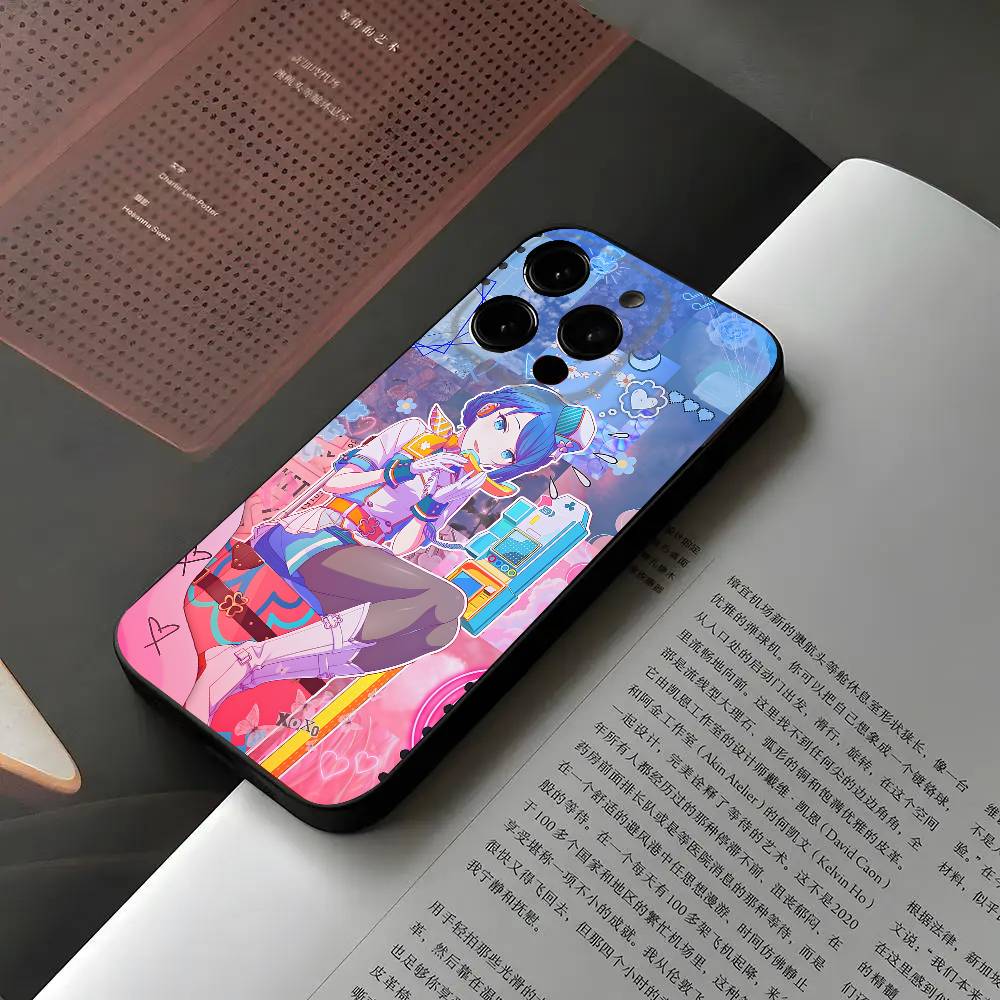 S-project Sekai Phone Case For Iphone 16 15 11 13 14 Pro Max 7 8 Plus X Xr Xs Max 12mini Black Shell Cover Case