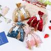 Velvet Candy Bag Gift Bags Velvet Cloth Drawstring Bags 3 Sizes Tassel Bag Wedding Party Candy Pouches