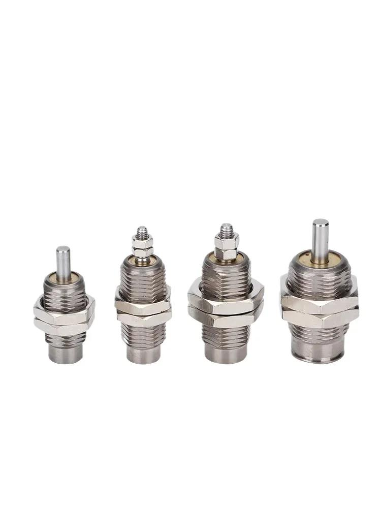 MPE Series Bore 4/6/10/15mm, Stroke 5/10/15/20mm-B Miniature Male Threaded Micro Single Action Spring Cylinder