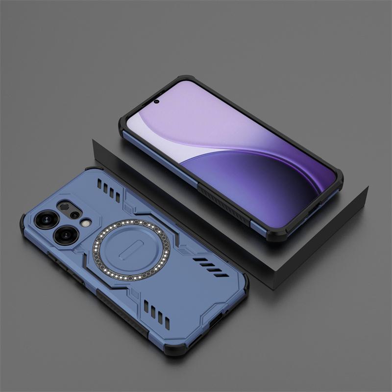 Shockproof Back Cover For Oppo Reno 14 Case For Oppo Reno 14 Pro Magnetic Adsorption Wireless Charge Cover For Oppo Reno 14 Case