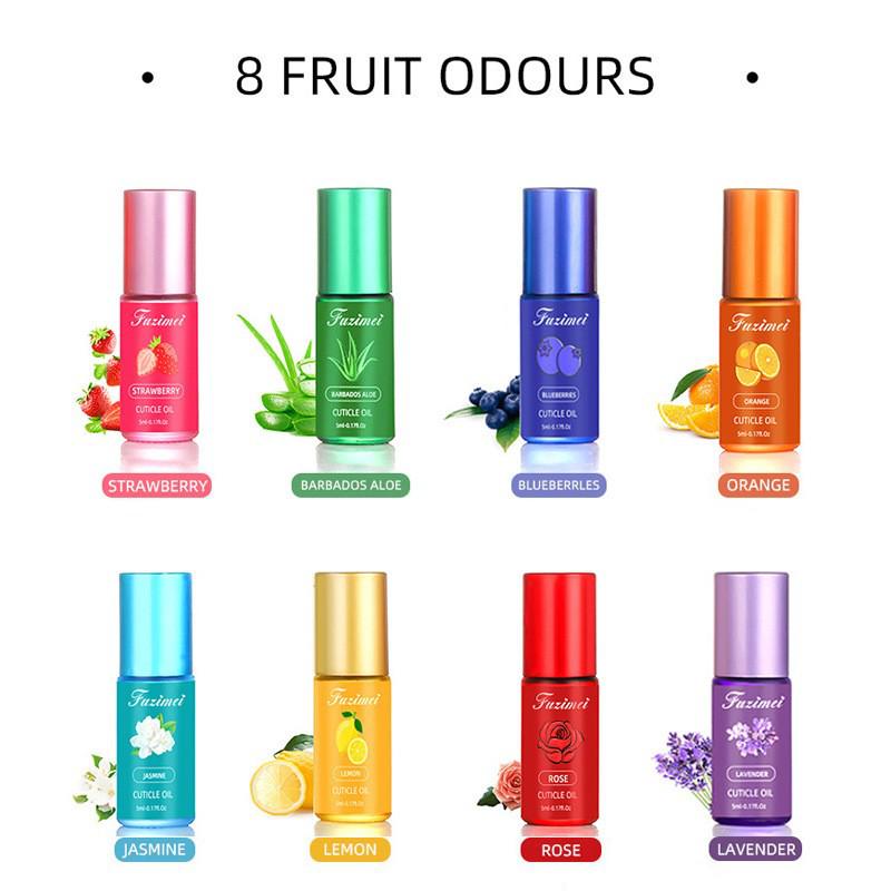 Cross-border Nail Nutrition Oil: Convenient Rollerball Design for Repairing Dry, Cracked Nails and Cuticles.