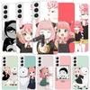Spy Family Anya Cute Cover Phone Case For Samsung Galaxy S26 S25 Edge S24 Ultra S23 S22 Plus S21 S20 FE Soft Fundas Shell Galaxy