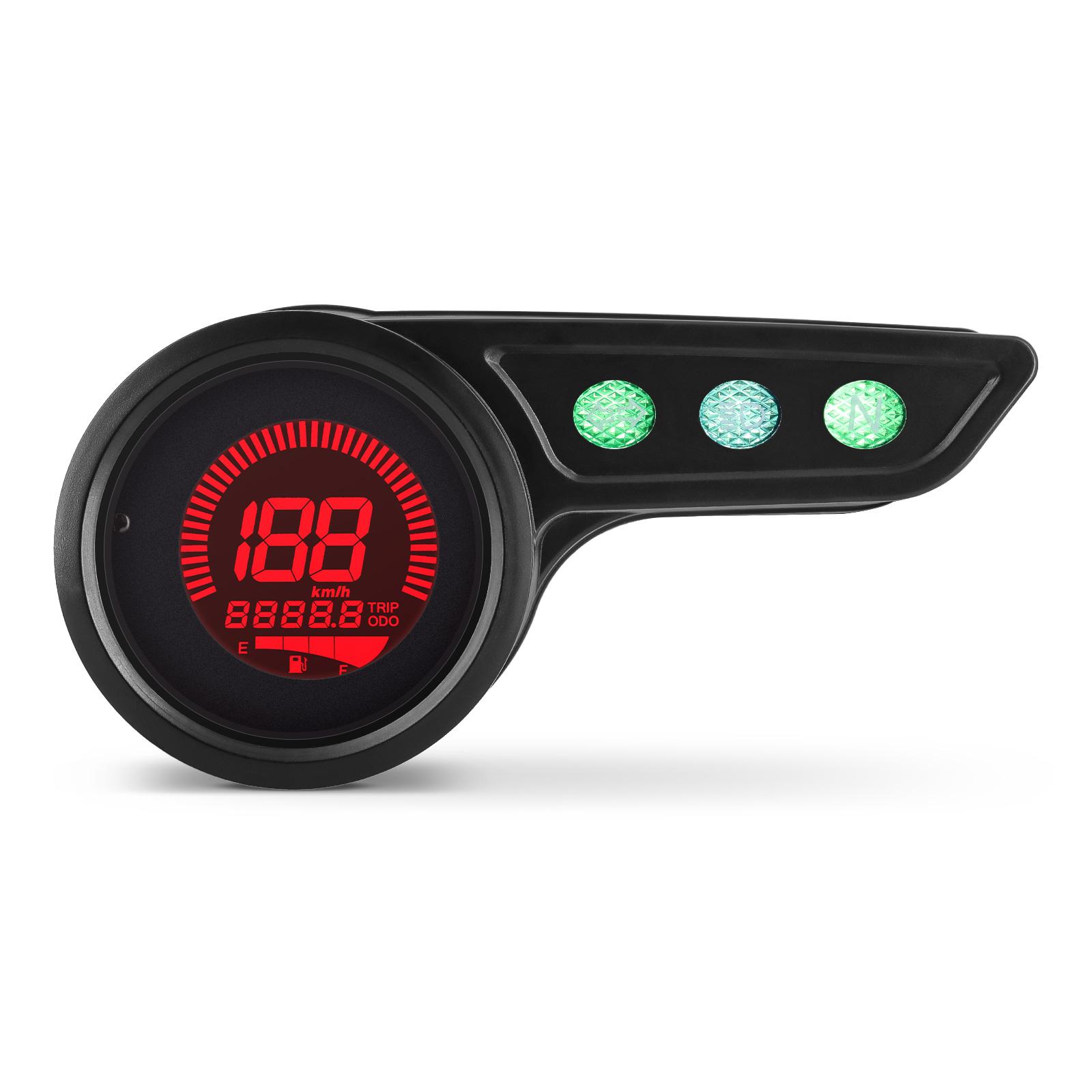 

7 Colors Backlight Motorcycle Speedometer With Turn Signal N Gear High Beam for NXR Top Panel Housing 150 Bros From 2006 To 2008
