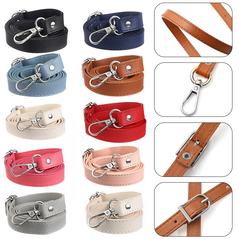 1Pc Artificial Leather Long Shoulder Bags Accessories Replacement Handbag Belt DIY Women Adjustable Crossbody Shoulder Bag Strap