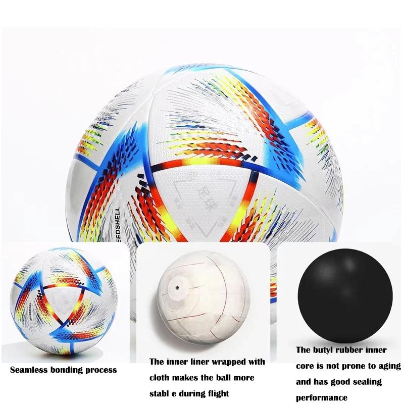 Professional Game Soccer Ball 2022 PU Size 5 Hot Selling Outdoor Sports Training Footballs High Quality Team Sports Football