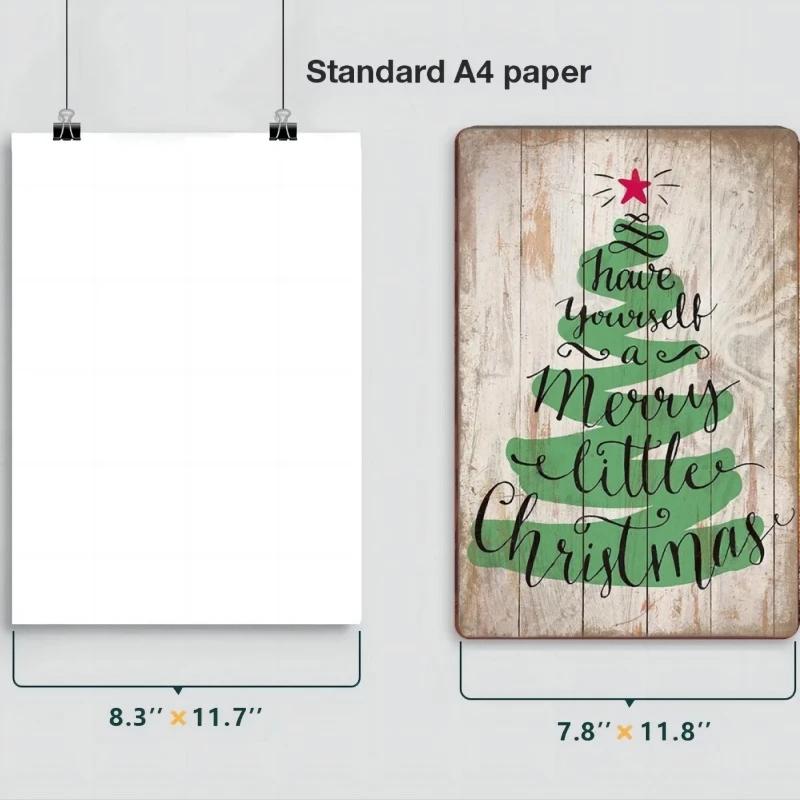 Vintage Tin Signs Merry Christmas Posters Decor Plaque Metal Plate Garden Wall Art Room Decoration New Years Gift