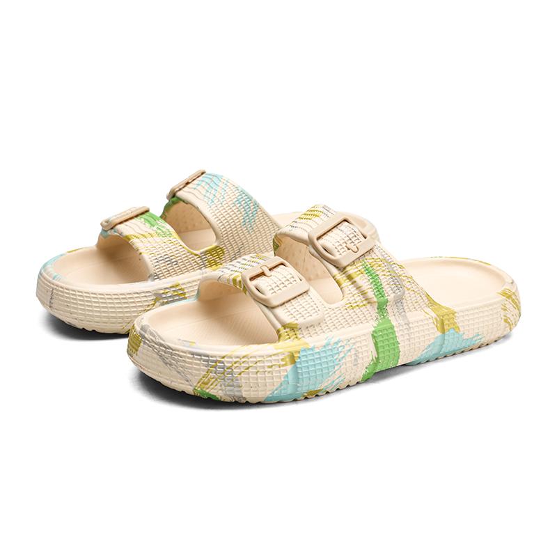 Fashion Men's Summer Outdoor Wear Anti-Slip Soft Bot Breathable Slippers Beach Sports Sandals Flat Heel EVA oe Upaded Version