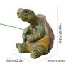 Turtle Statues For Garden Fishing Turtle Resin Sculpture For Outdoor Miniature Animal Tortoise Statue For Yard Backyard Garden