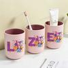 KPop Dämonenjäger Buchstabe A-Z Kinder Zahnbürstenbecher Rumi Mira Zoey Mädchen Mundspülbecher Trinkbecher Badezimmer Zahnbürstenhalter