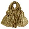 Breathable Chiffon Hijab Scarf Long Length Bronzing Shawl New Leopard Print Scarf  For Women