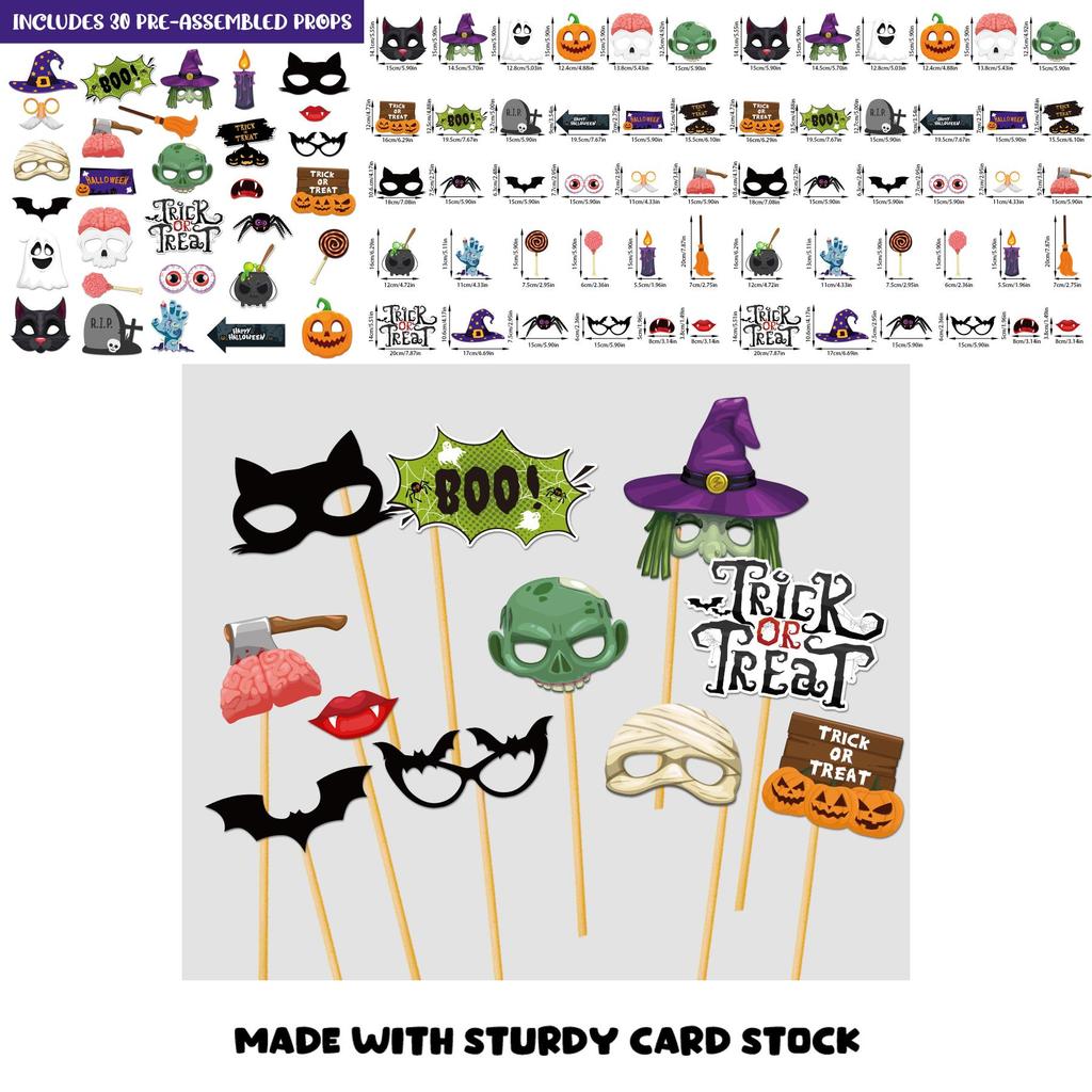 Ghost Halloween Themed Pumpkin Pattern Party Atmosphere Creation Props Photo