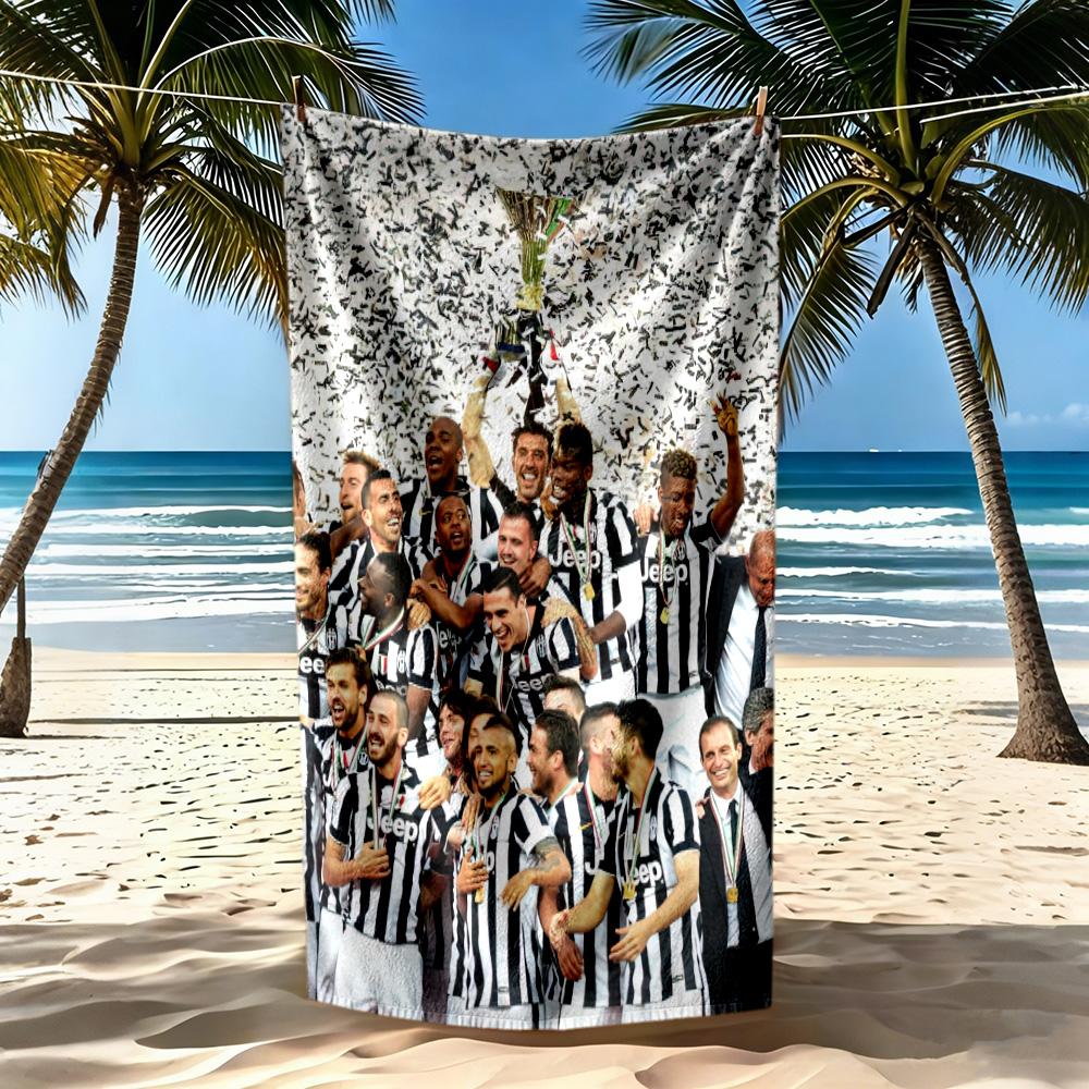 Juventus Beach Towel Quickdry Soft Microfiber Comfortable Lightweight