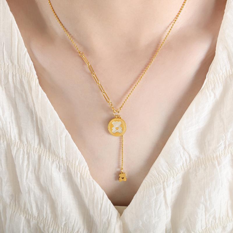 

Красивое уникальное ожерелье с подвеской из перламутровой раковины, идеально подходящее для женщин