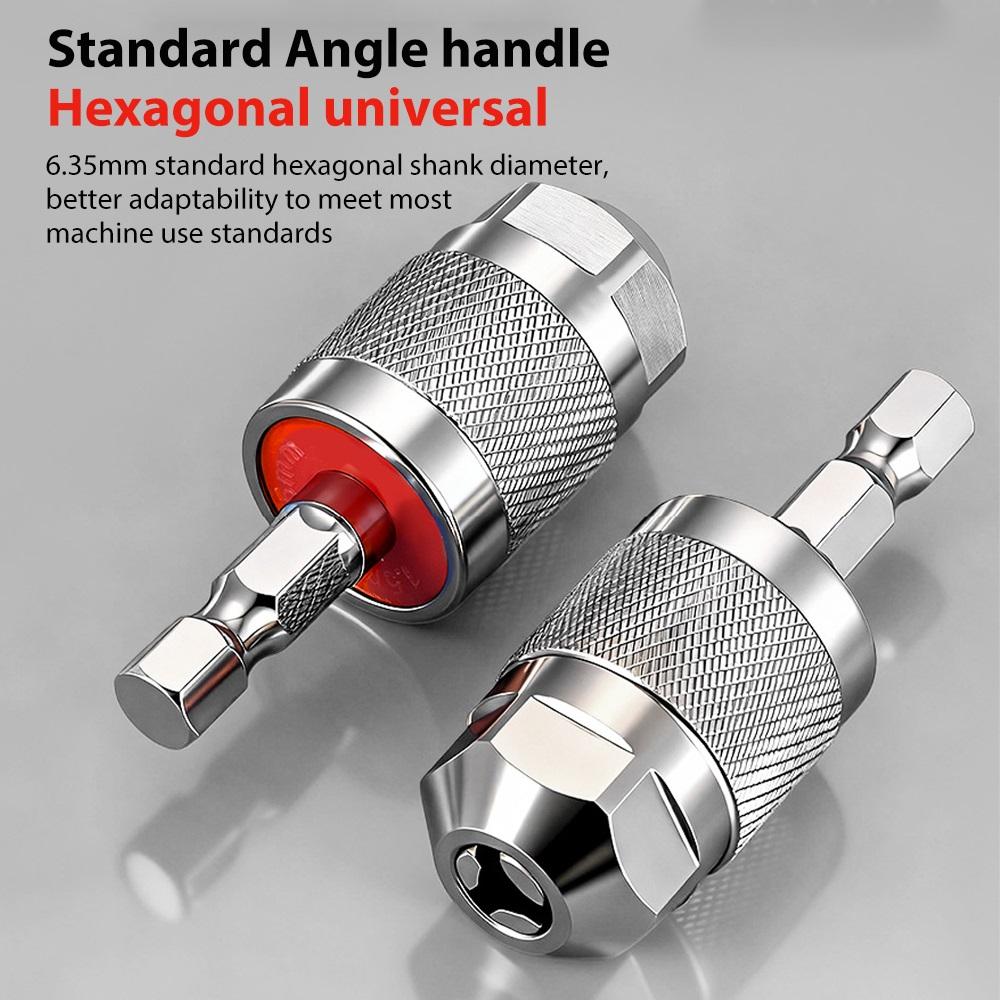 

6.35mm Shank Quick Change Hexagonal Handle Three-Jaw Drill Chuck Self Centering For Cordless Drill Quick Cutting Tools China Mainland