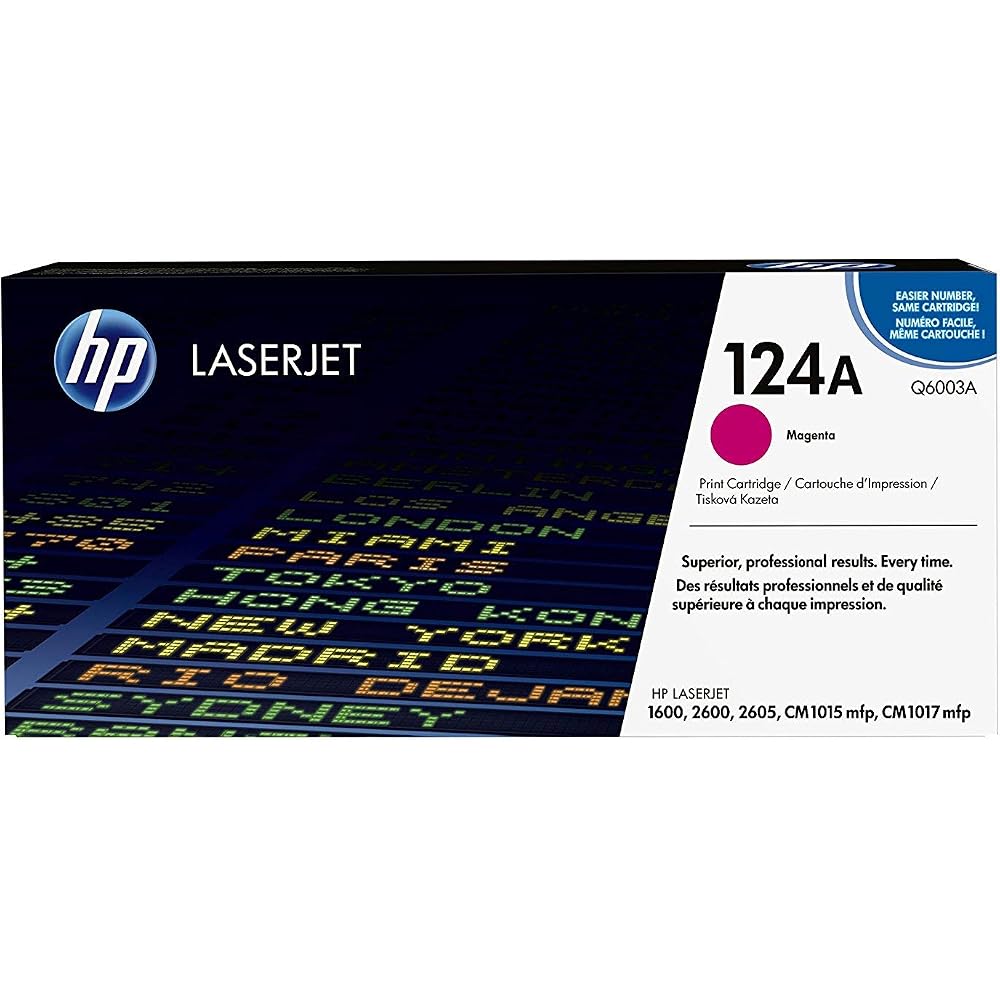 Hewlett-Packard LaserJet Color Toner LJ-124A (CB541A/CB542A/CB543A) 3-Pack