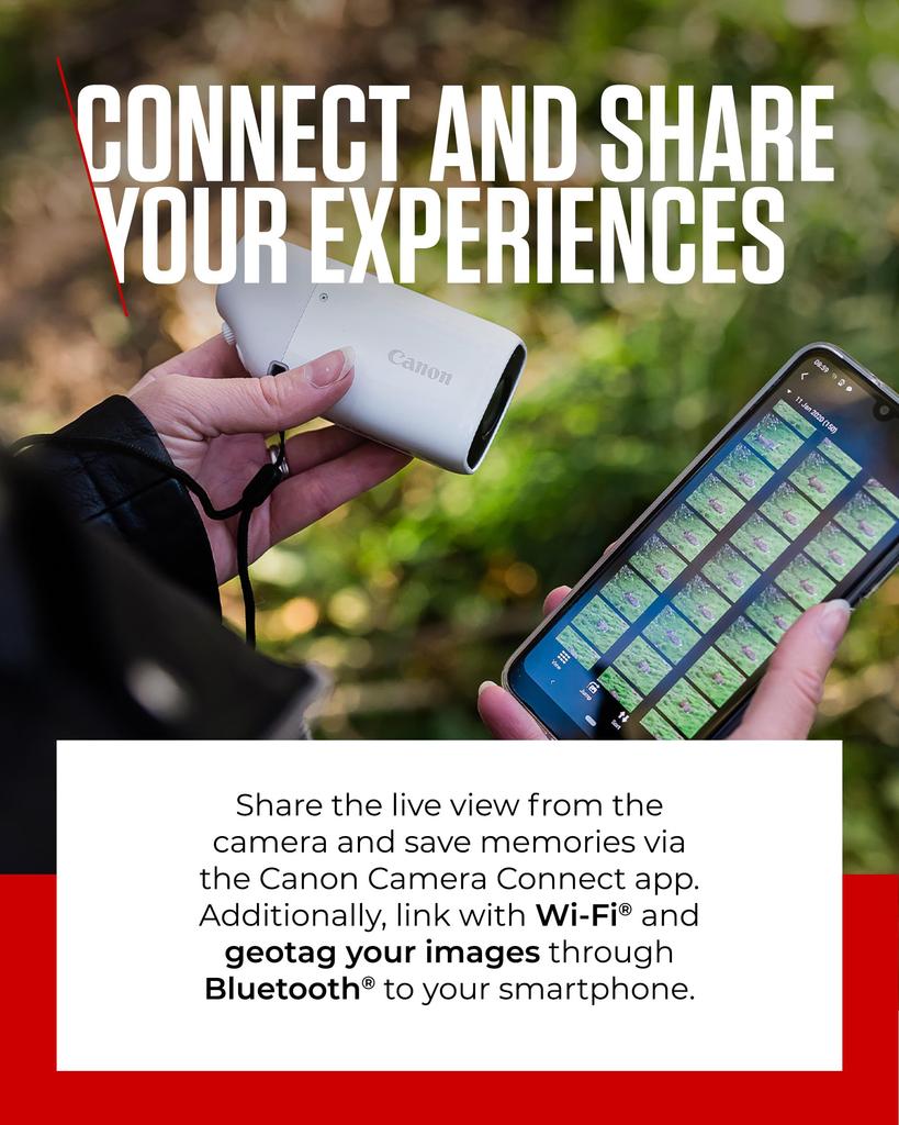 Canon PowerShot ZOOM Compact Digital Camera and PSZOOM Telescope for Taking Photos and Videos