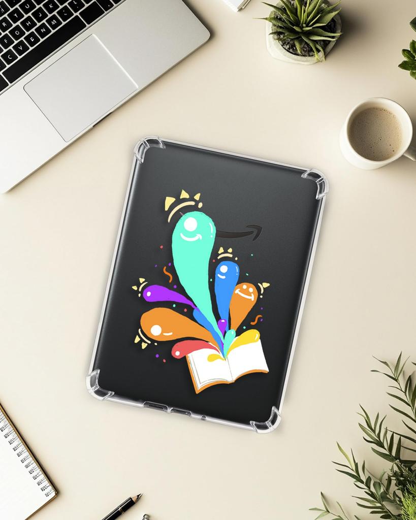 WALNEW New Kindle Paperwhite 12th Generation Clear Case Compatible with Kindle Colorsoft Signature Shockproof TPU Case 7-inch (2024 Release) Edition,