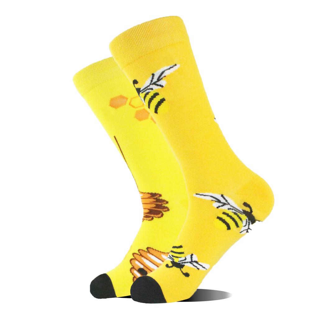 AB Professional Design Funny Socks Men Happy Animal Music Beer Skarpetki Sokken Hip Hop Big Size Meias Skateboard Divertidos