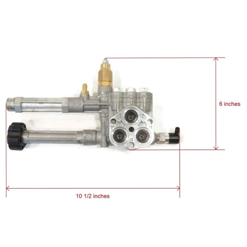 Enkel installation Aluminiumpump Huvudmontering Högt Vattentryck För SMRMW2.2G26 Och Kompatibla Högtryckstvättsystem