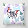 Butterfly Flower Pattern Pillowcase Car Ornaments Office Living Room Home Pillowcase