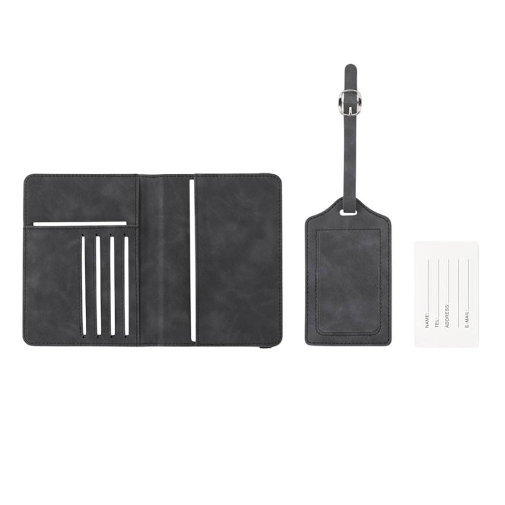 MidOcean Jettag Passport Holder and Luggage Tag Set