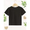 European Sizes Boys' Dinosaur T-Shirt with T-Rex & Print - Short Sleeve Round Neck Casual Top, Suitable For, Playdates