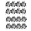 VOFUN-40Pcs Cocktail Smoker Filter Accessories, Double Screen Filter, Washable Stainless Steel Mesh Screen Filter Bowl