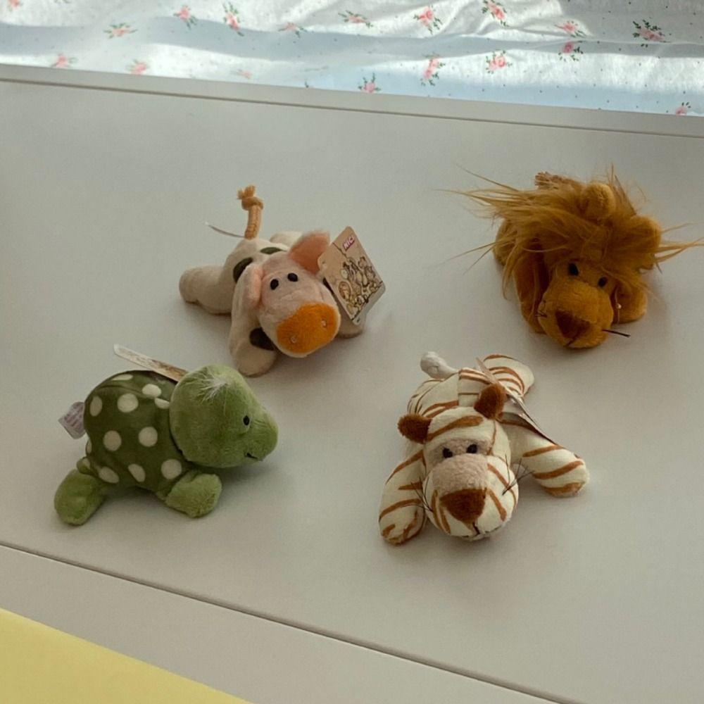 Cute Plush Animal Fridge Magnet Cartoon Plush Animal Magnetic Sticker Refrigerator Stickers  Party