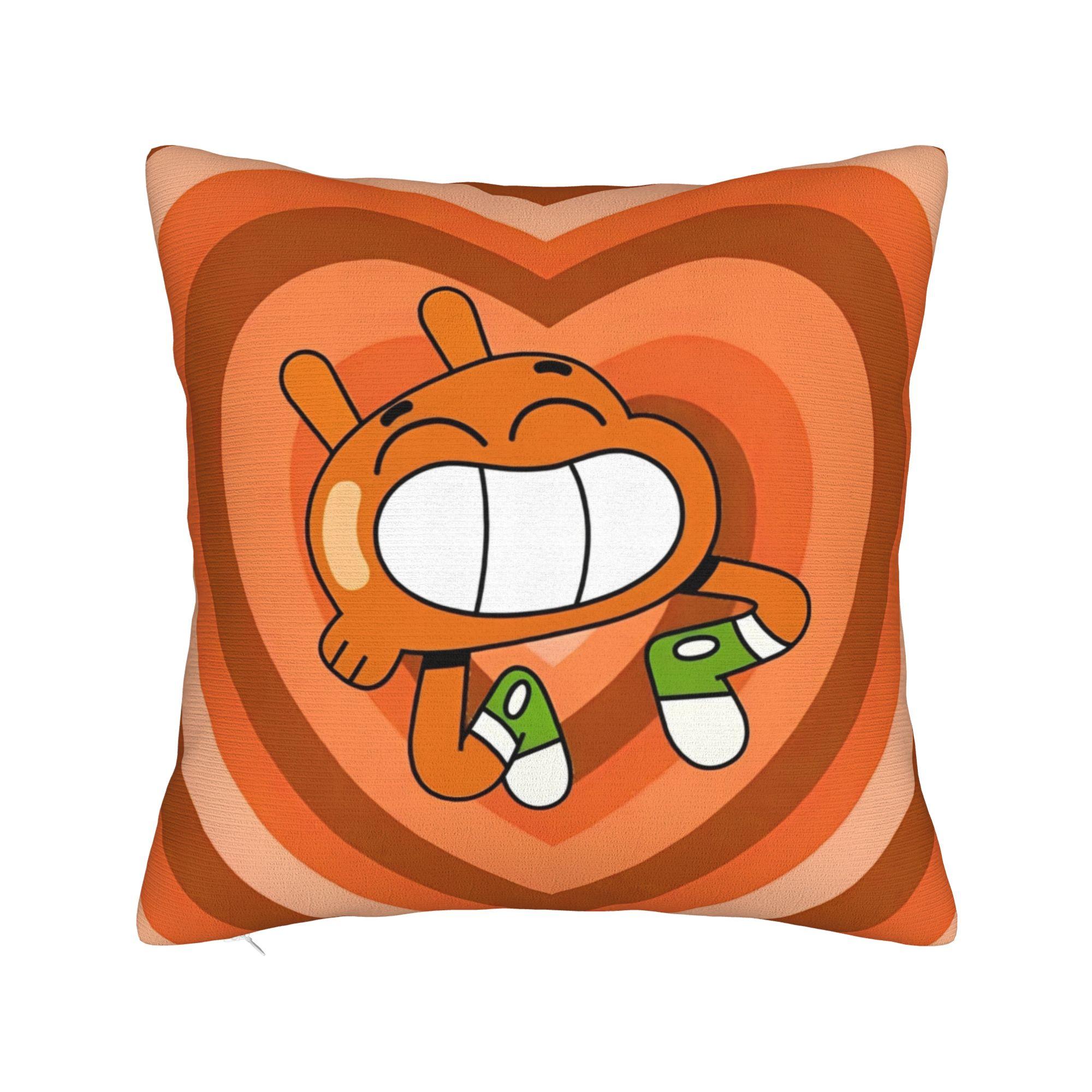 Удивительный мир Гамбола Наволочки Мерч Мягкая Наволочка Подушки Подарок Чехол Наволочки Спальня Несколько Размеров 12x12Inch