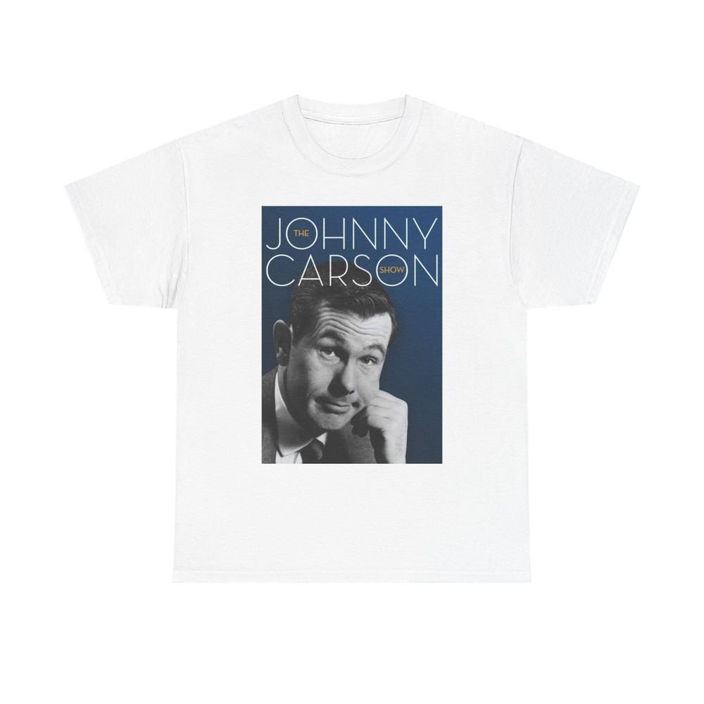 

Johnny Carson T Shirt Vintage Late Night Graphic Retro Unisex Heavy Cotton Tee 1 Unisex T-Shirt XL