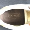 Coach Canvas and Leather Shoes Sneakers Beige Size 6 23.0