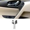 For Nissan X-Trail 2014-2018 Real Carbon Fiber Mirror Adjustment Panel Trim 2PCS