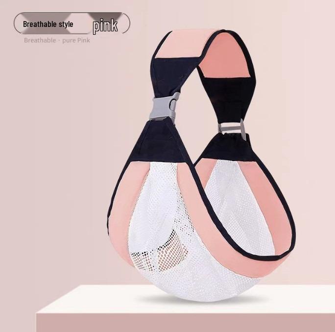 Multifunctional Front-Facing Baby Carrier with Horizontal Hold and Waist Stool for Newborns