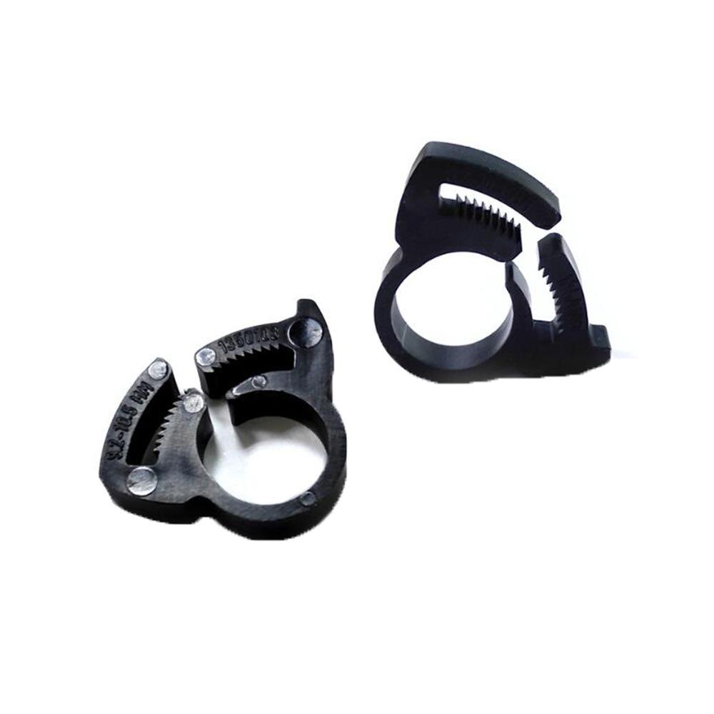 10 Pack Nylon Heavy Duty Double Gripping Black Snap Grip Nylon Plastic Hose Clamps  Tubing/Hose