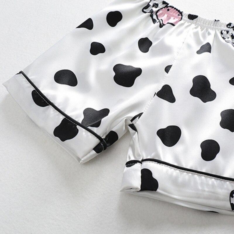 Buy Boys And Girls Ice Silk Cartoon Cow 