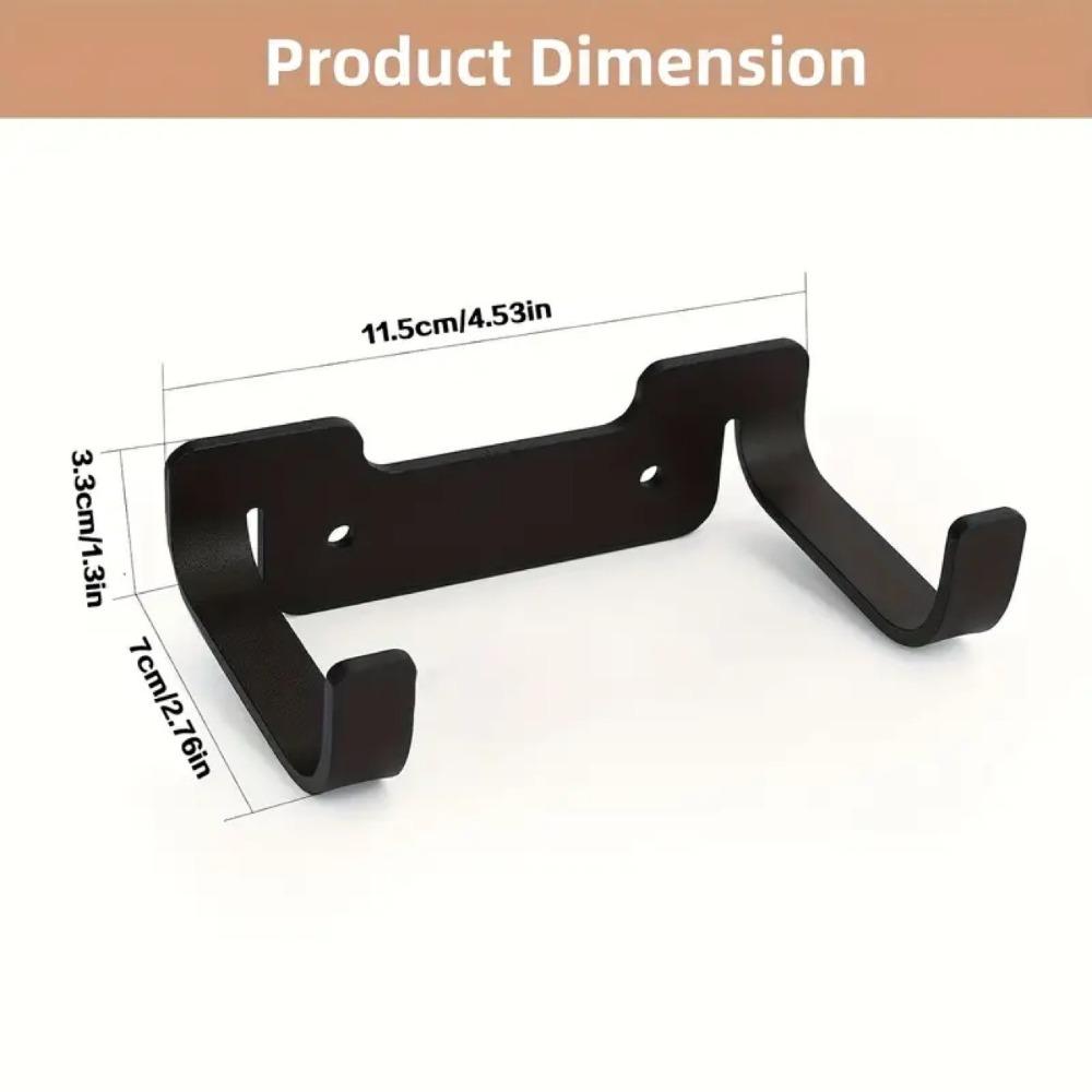 

Space Saving Tool Hanger Metal Wall Bracket Garage Organizer Wall Mount Hanger Garage 11.5x7cm/4.53x2.76in