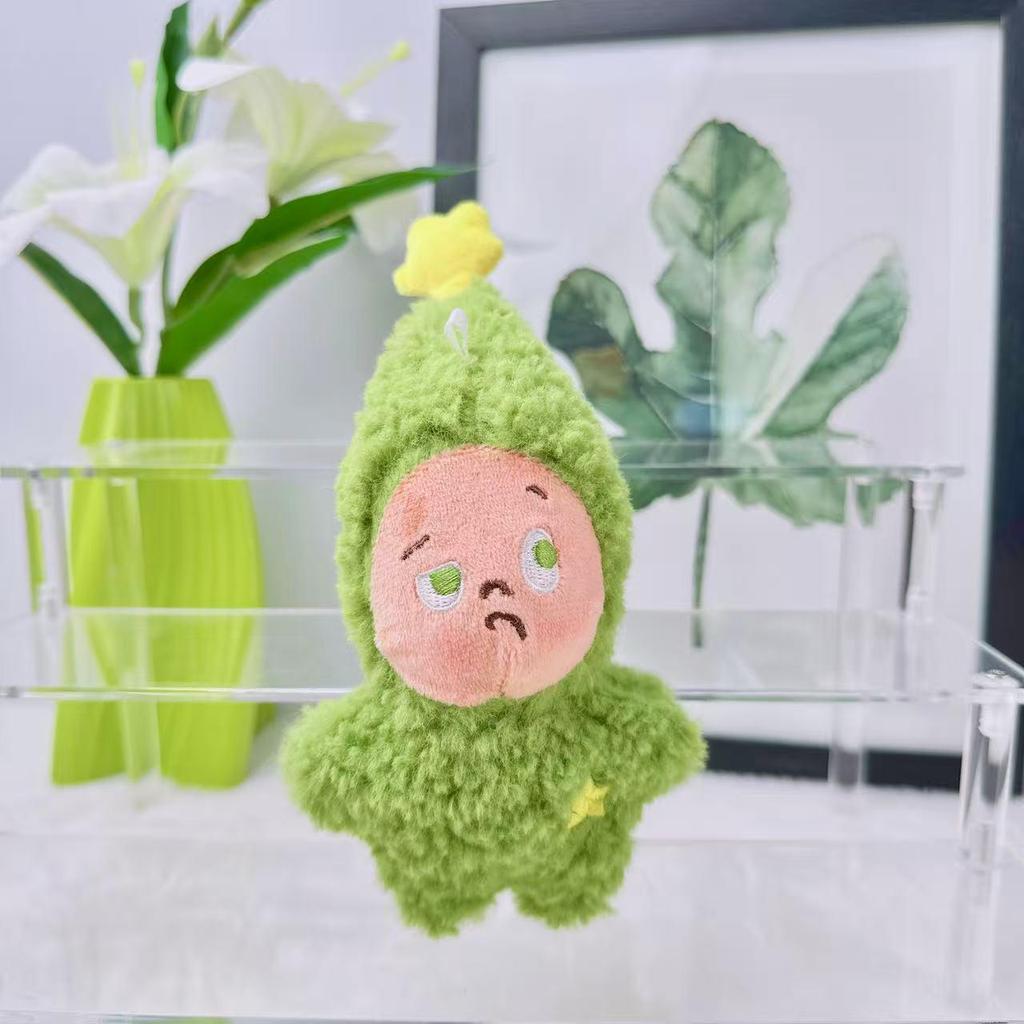 Cute Star Plush Toy Cartoon Bag Pendant Keychain