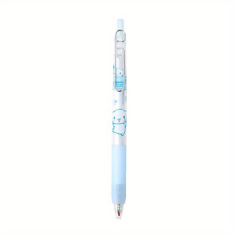 12Pcs 0.5mm Sanrio Cinnamoroll Box Press Pen Metal Pen Clip Press Neutral Pen Signature Pen High-value Student Stationery Back To School Season