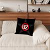 Rock U-U2 Band Music Pillow Case Sofa Living Room Bedroom Headboard Backrest Cushion Square Cushion Nap Time
