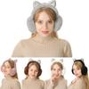 Winter Warm Plush Earmuffs Earflaps, for Women Children Riding Ski Ear Protection Cartoon Cat's Ears Fur Soft Cashmere Earflaps