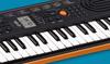 Casio Mini Keyboard Casiotone 44 Mini 100 Accurate Pitch for Convenient LCD Dual Power Supply (CASIO) SA-76 Keys, Built-in Tones, Tuning, Screen,